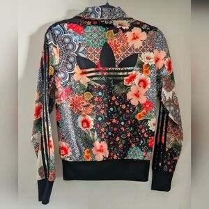 RARE Adidas Original XFarm Jardim Track Top Firebird Floral Jacket Size Small